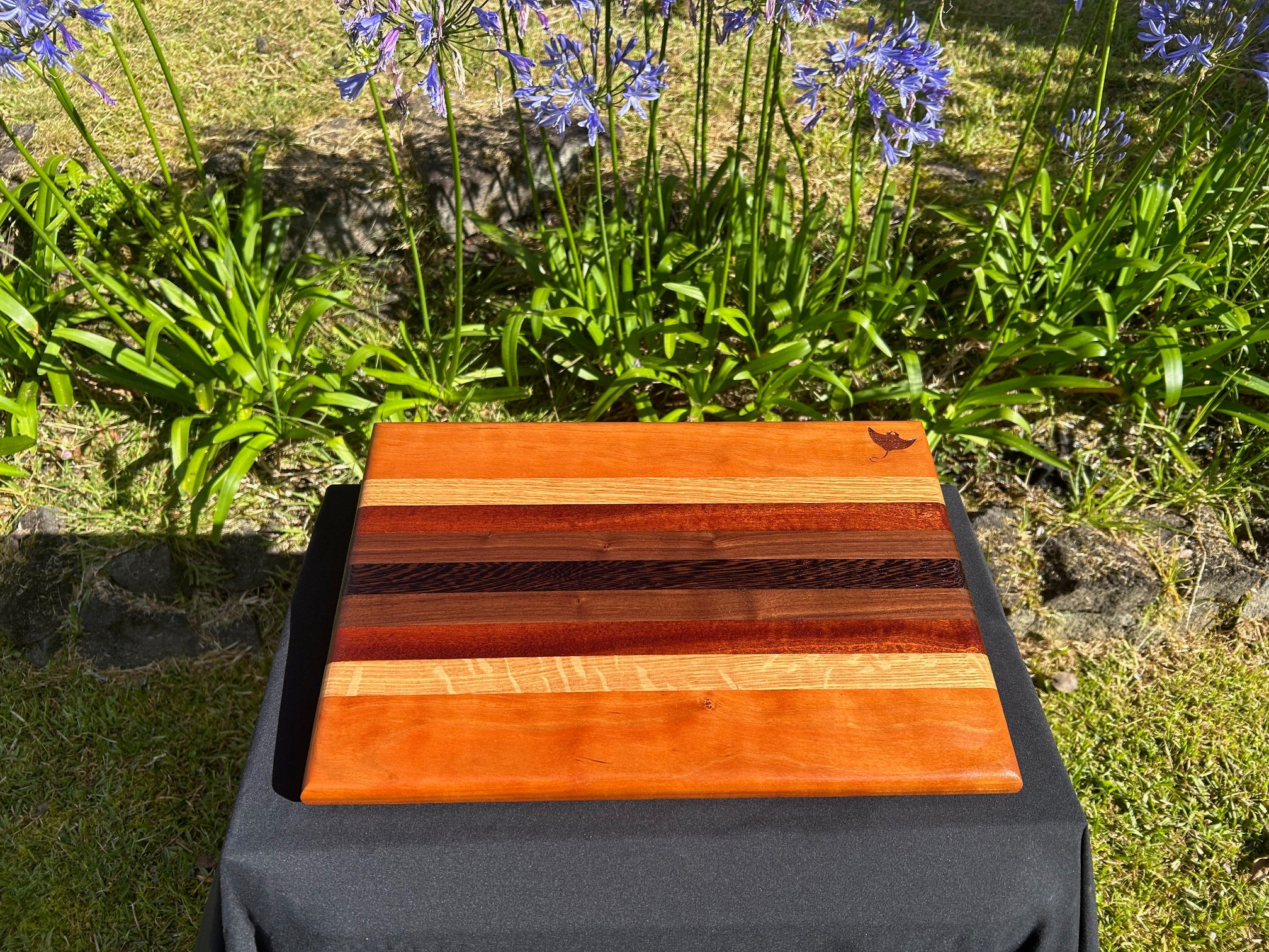 Hawaiian-made Large Cutting Board - Variety Woods/Laser engraved