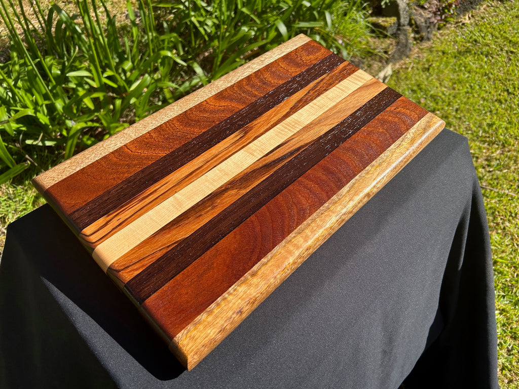 Mango Zebrawood Handmade Cutting Board